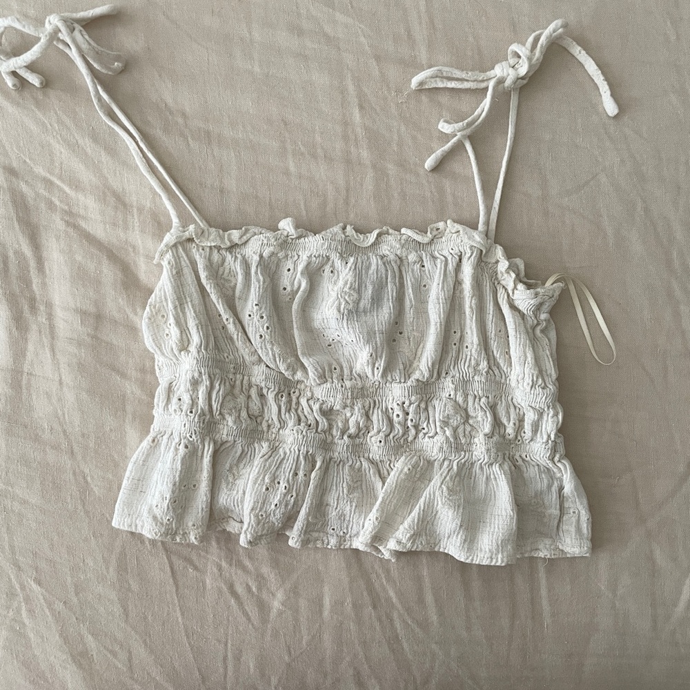 Skylar + Madison Floral Rouched Blouse